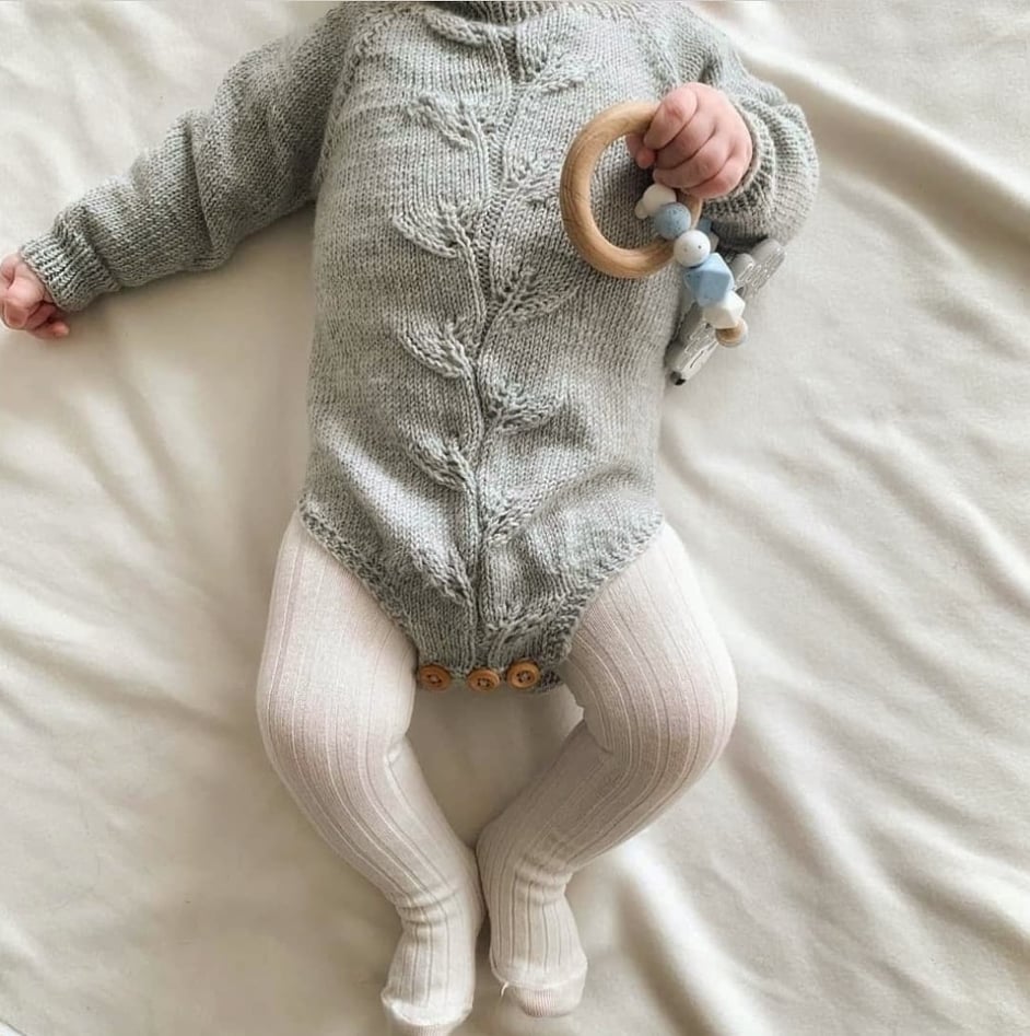 Helt fersk baby(strikk)