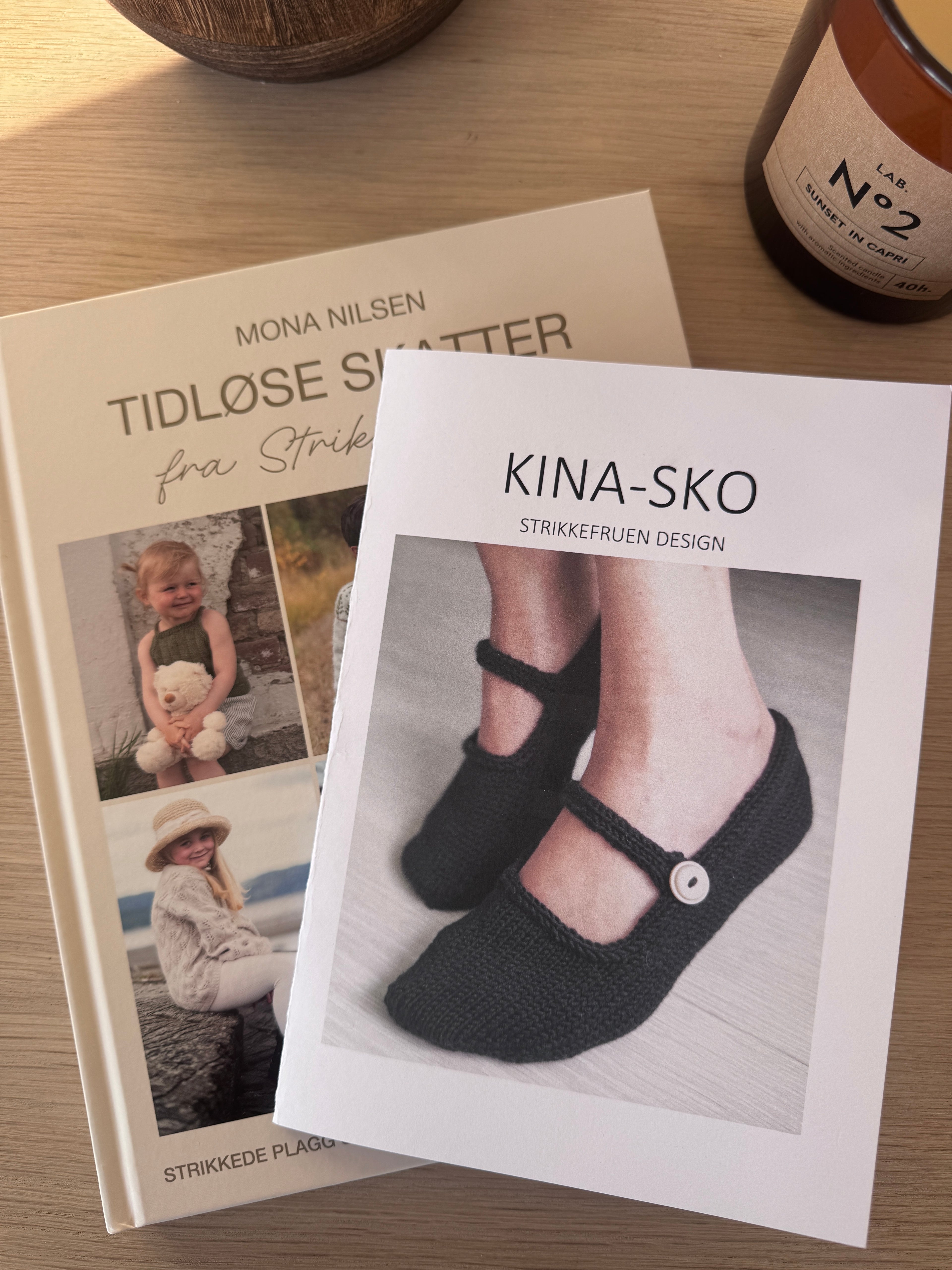 TIDLØSE SKATTER - signert utgave + trykt oppskrift på Kina sko