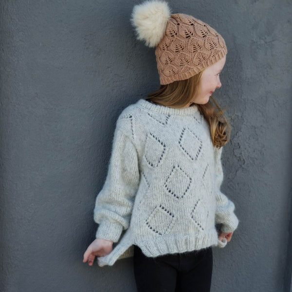 Chunky diamond sweater