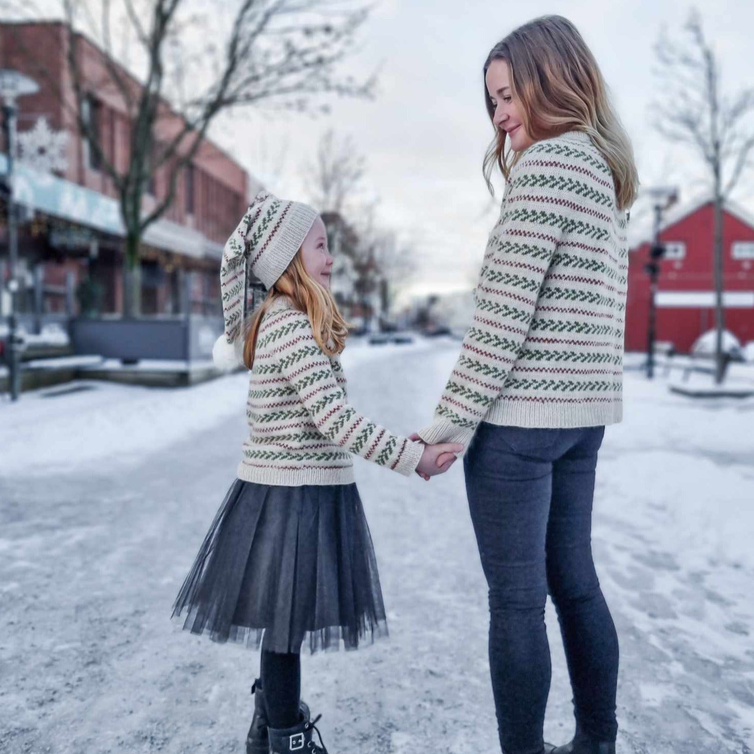 HOLLY-JOLLY SWEATER - WOMAN -English pattern