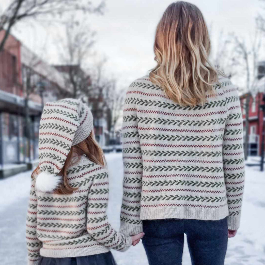 HOLLY-JOLLY SWEATER - WOMAN -English pattern