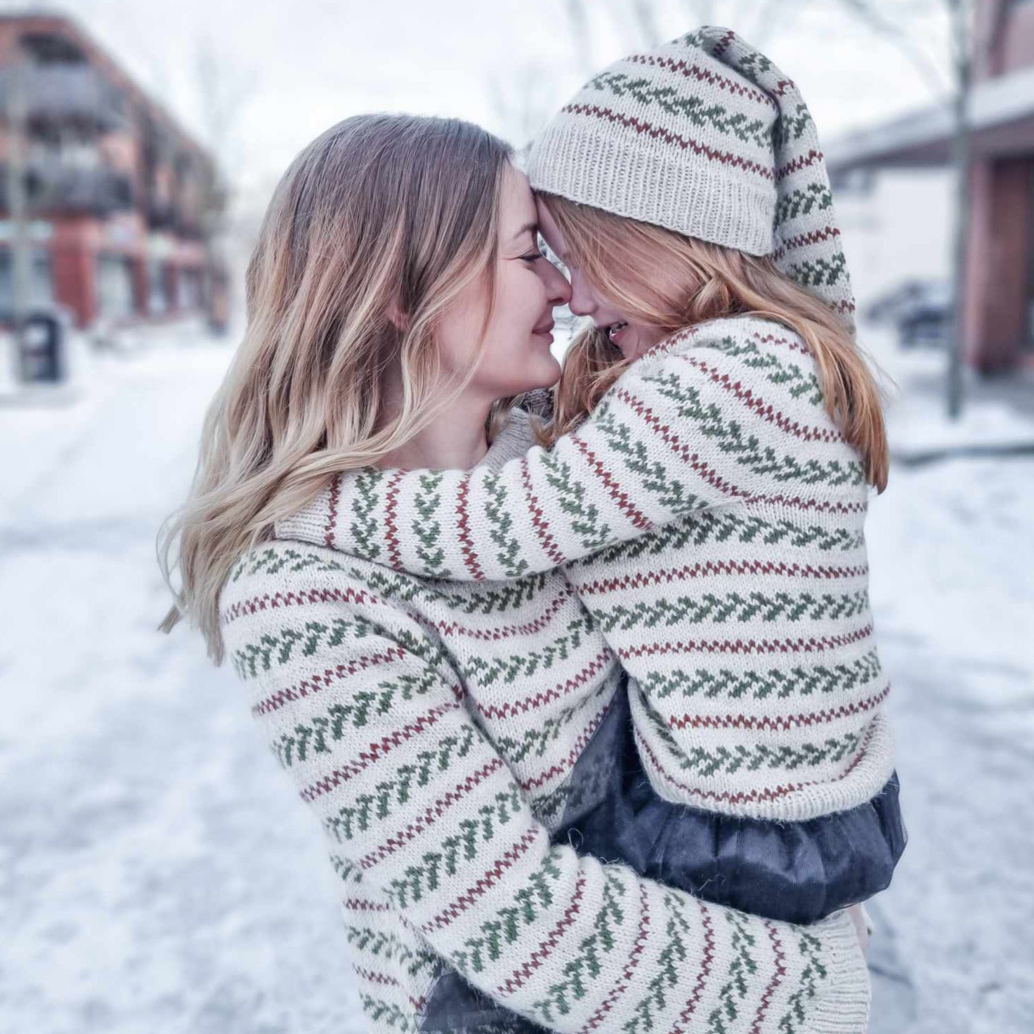 Holly-jolly genser  barn- garnpakke