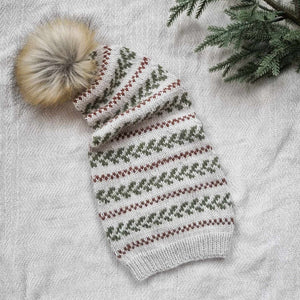 HOLLY-JOLLY SANTA HAT - English pattern