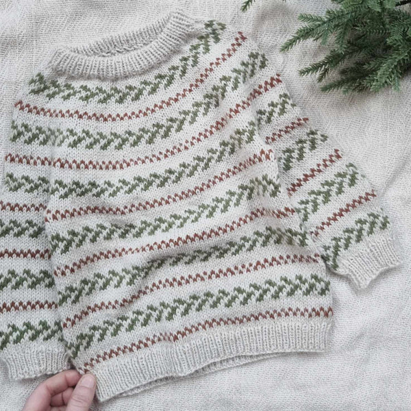HOLLY-JOLLY SWEATER -English pattern