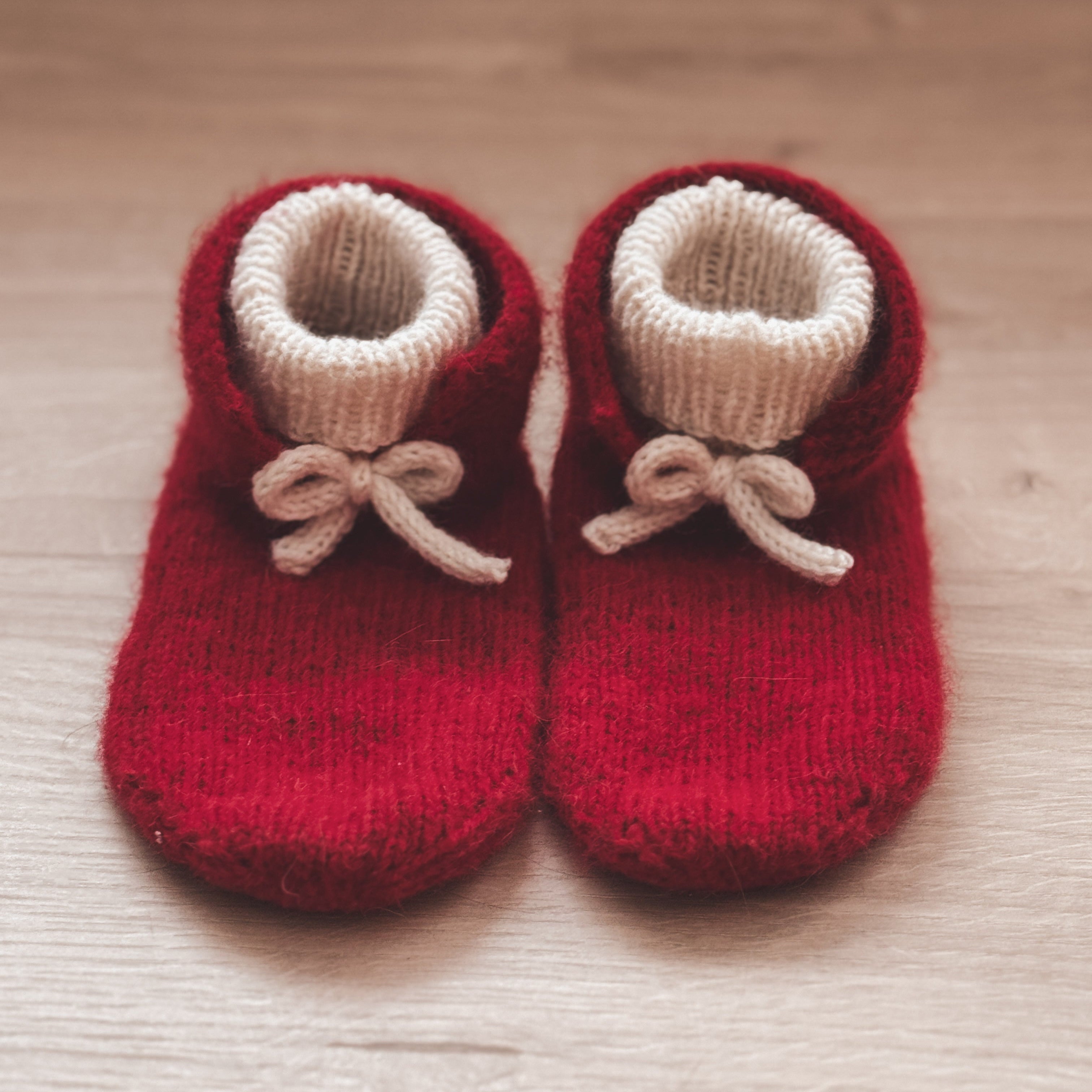 Julesløyfe-tøfler - Norsk oppskrift