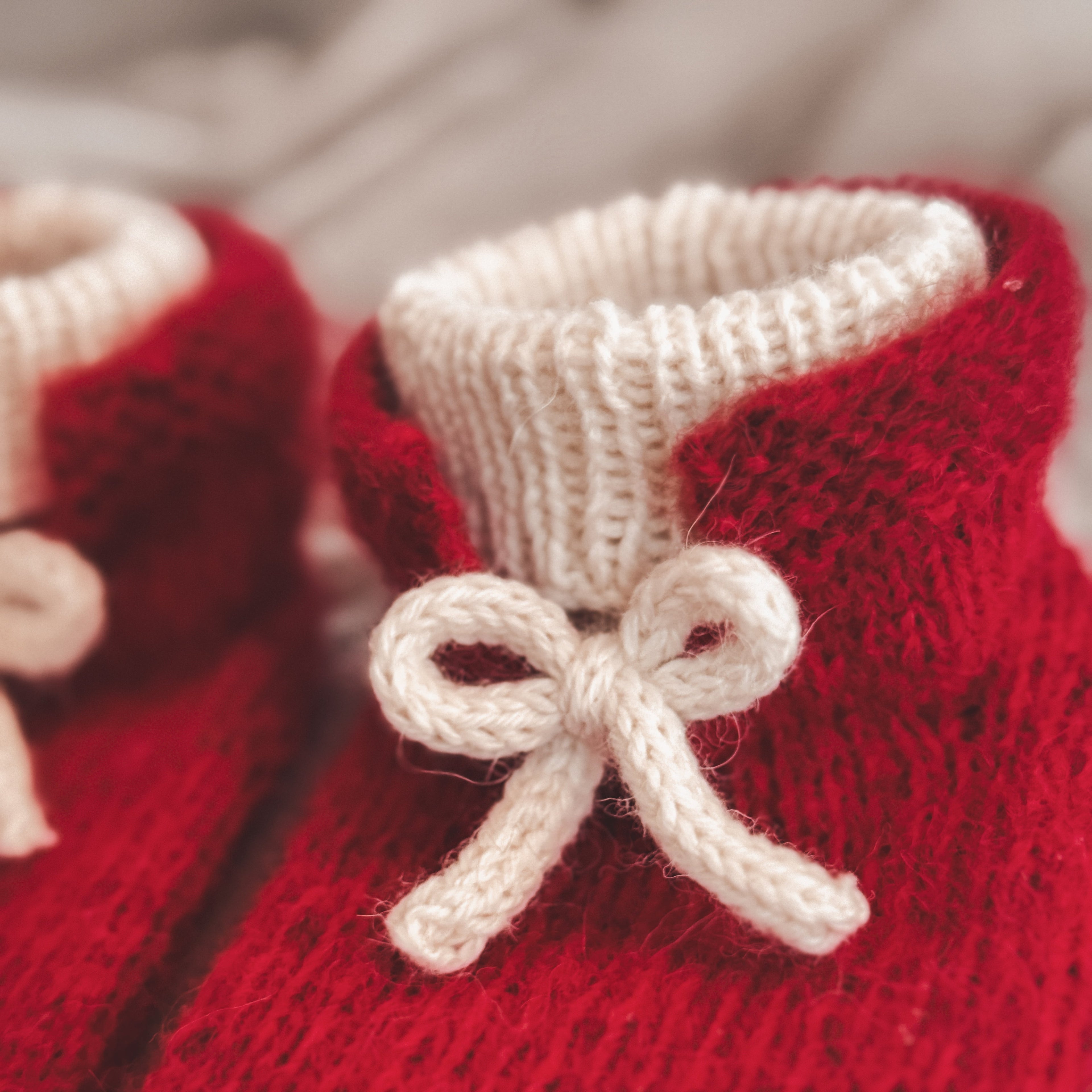 Julesløyfe-tøfler - Norsk oppskrift