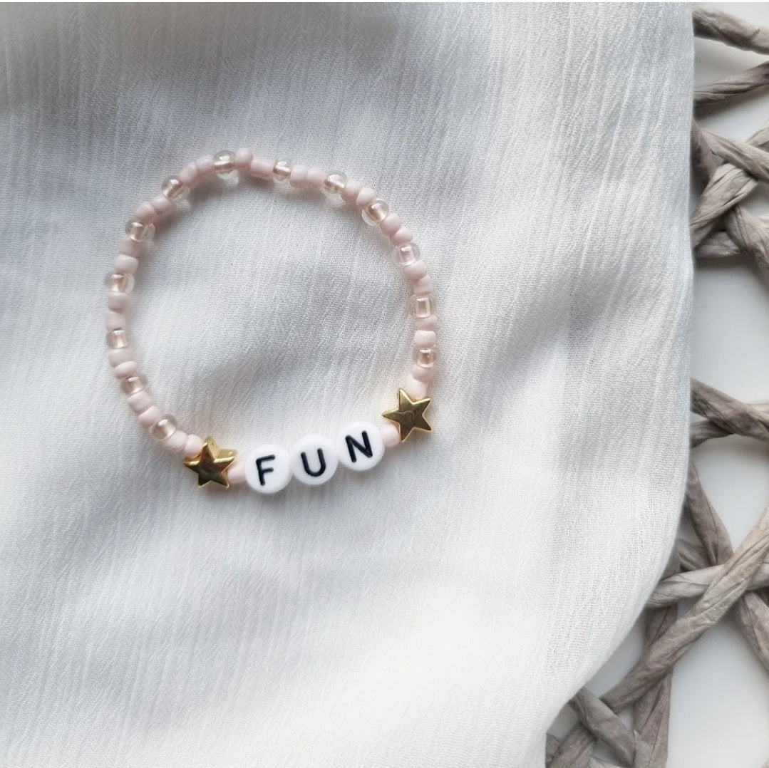 "FUN" barn/rosa