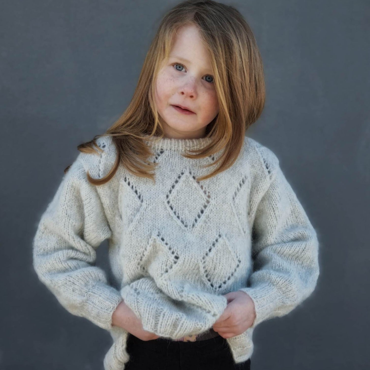 Chunky diamond sweater - NORSK OPPSKRIFT