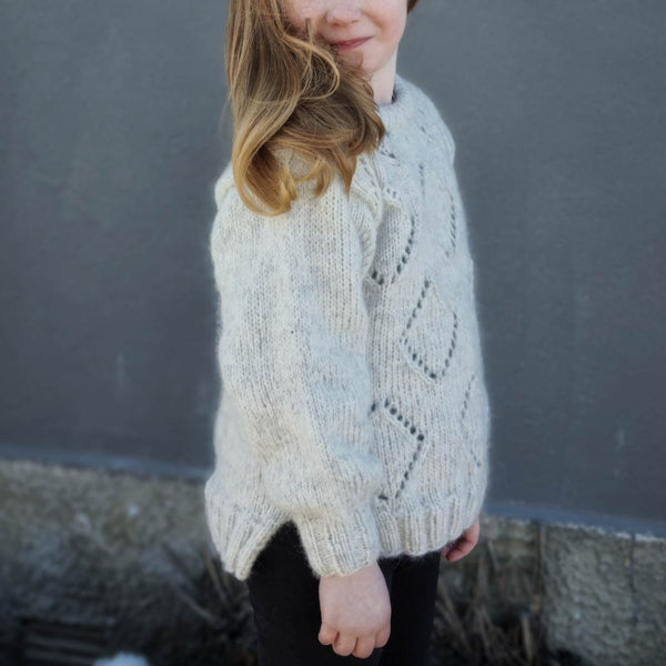 Chunky diamond sweater - NORSK OPPSKRIFT
