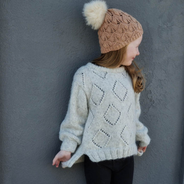 Chunky diamond sweater - NORSK OPPSKRIFT