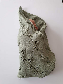 Løvfall baby-blanket - english pattern